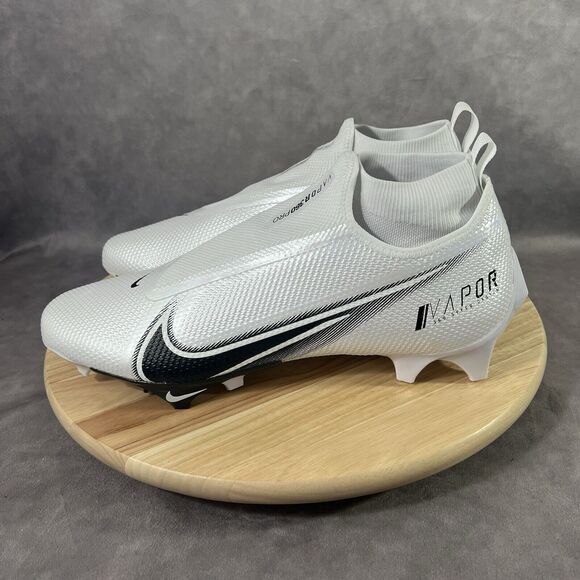 Nike Vapor Edge Pro 360 Football Cleats Size 13 White Black Shoes AO8277-100 main image 4